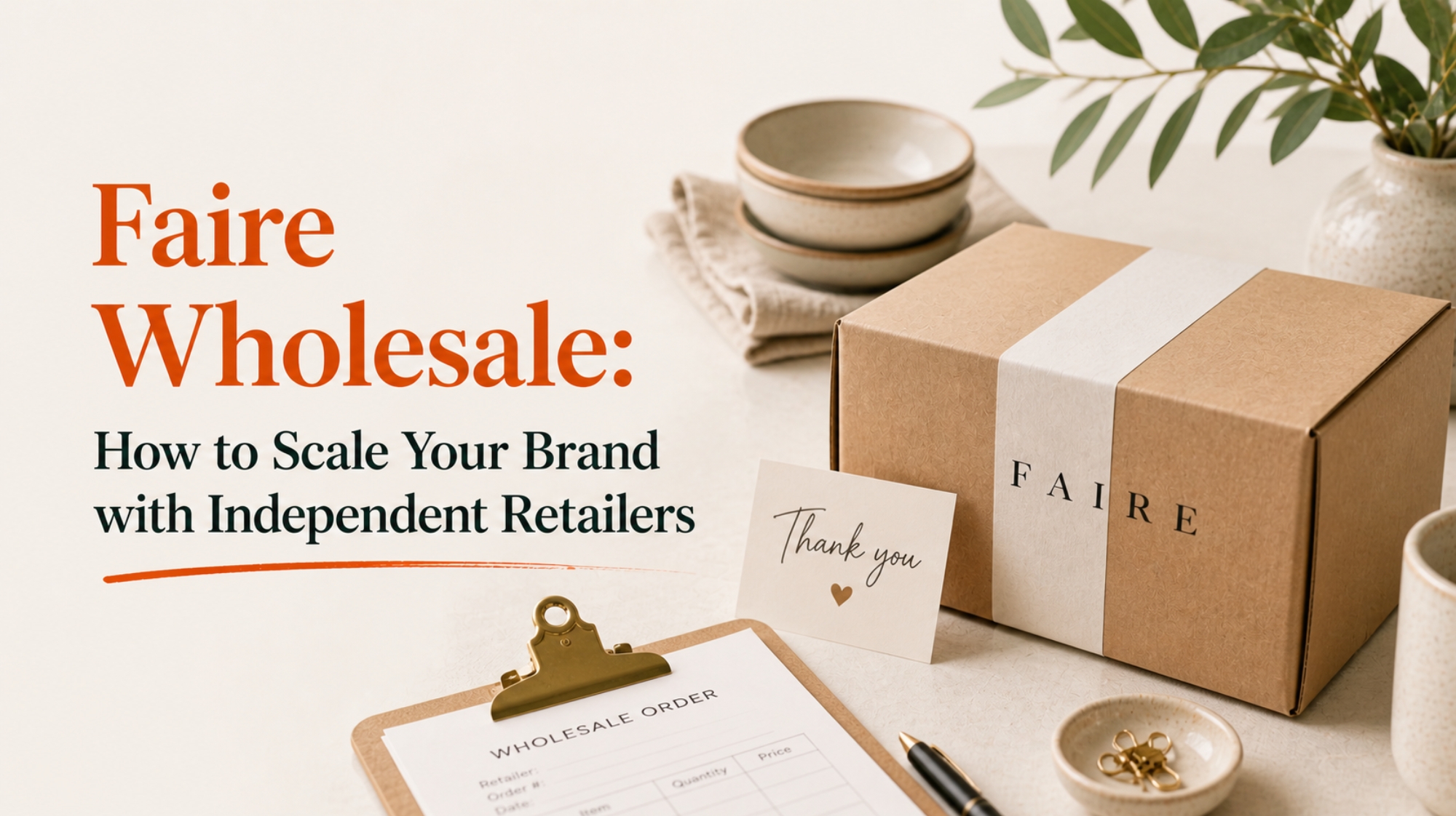 Faire Wholesale: How to Scale Your Brand with Independent Retailers